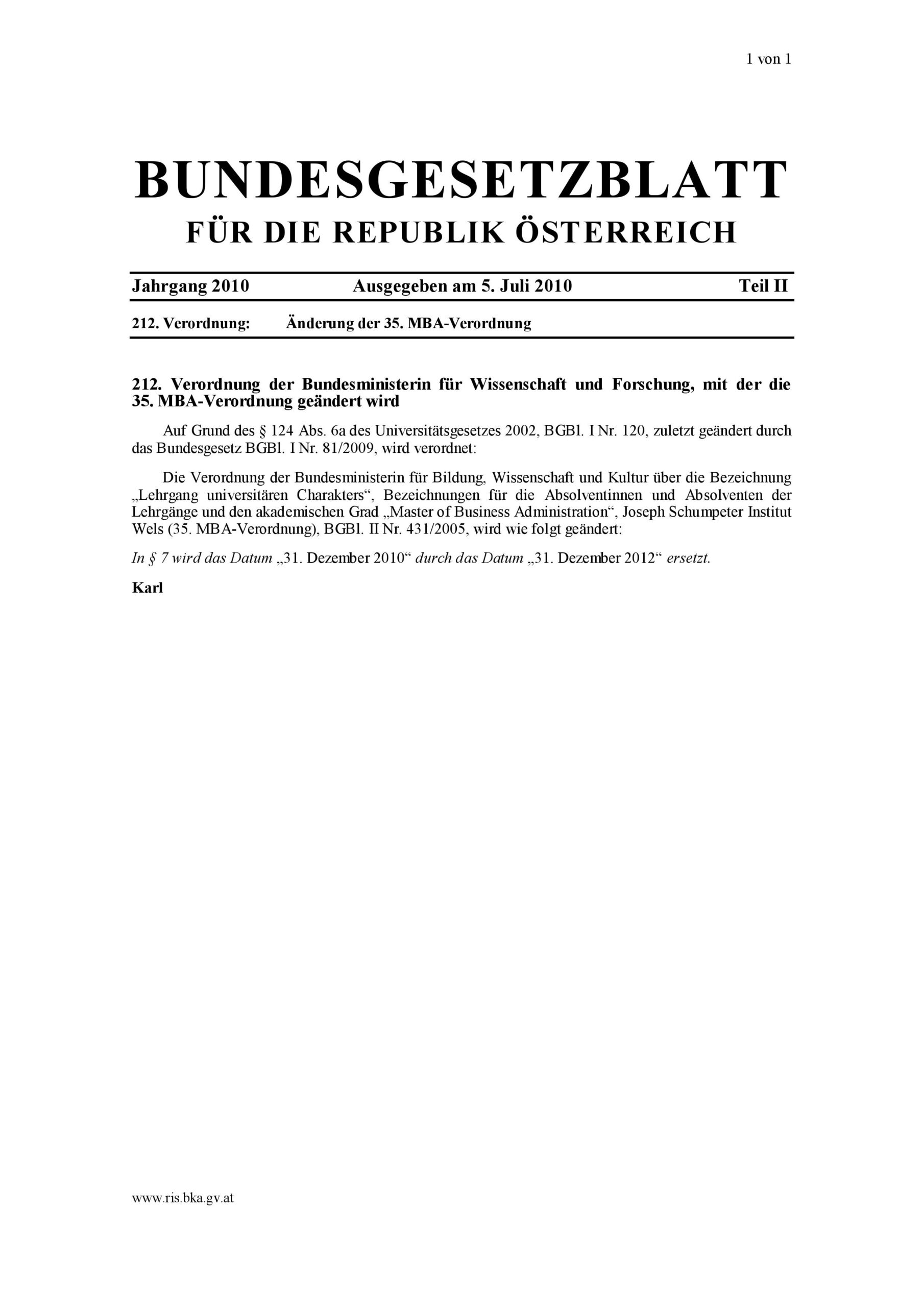 einmal mehr zur Gültigkeit der ECTS aus einem LuC Lehrgang